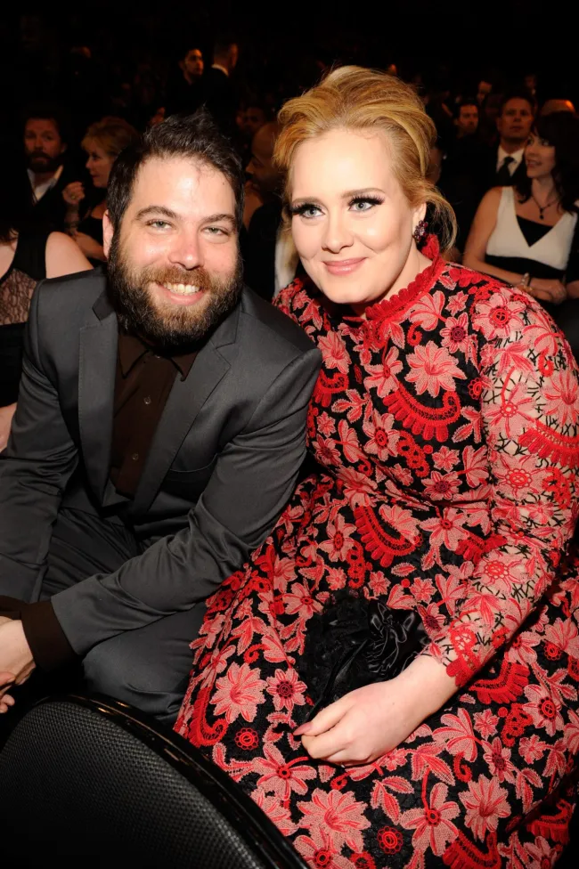 Adele y Simon Konecki asisten a la 55ª Entrega Anual de los GRAMMY.