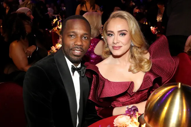 Rich Paul y Adele asisten a la 65ª edición de los premios GRAMMY.