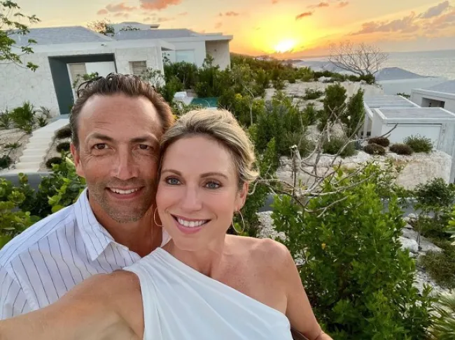 selfie de andrew shue y amy robach