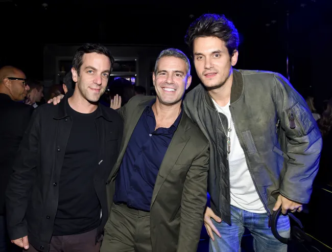 BJ Novak, Andy Cohen y John Mayer