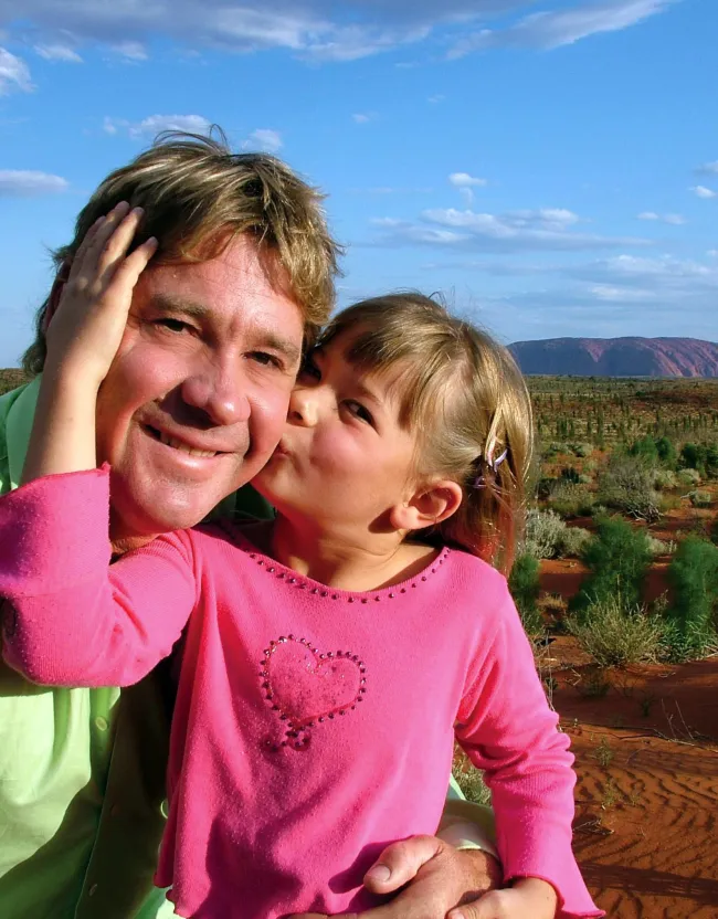 Steve Irwin y Bindi Irwin.