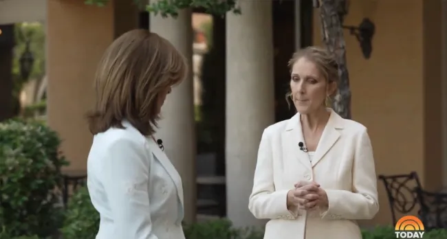 Celine Dion y Hoda Kotb durante su entrevista en el programa 