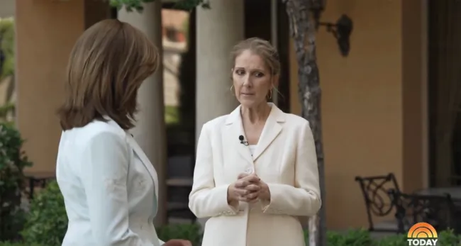 Celine Dion y Hoda Kotb durante su entrevista en el programa 