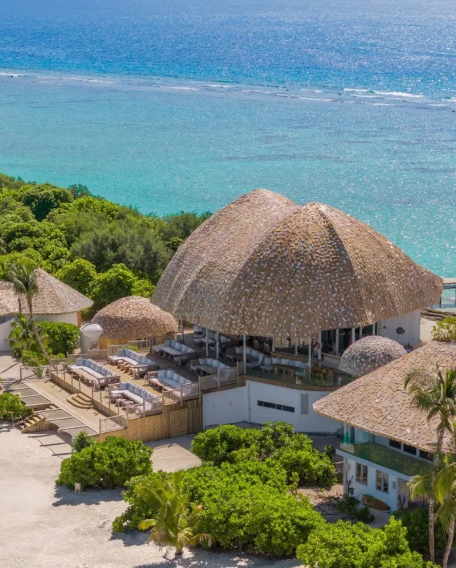 Una villa en Soneva Fushi.