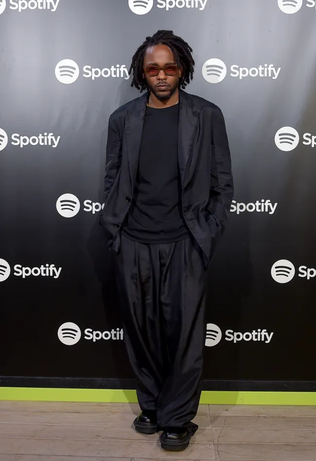 Kendrick Lamar en un evento de Spotify en 2022.