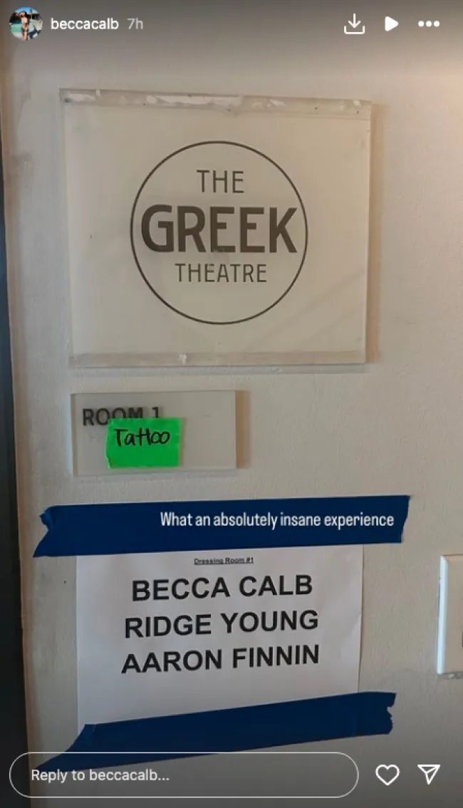 La historia de Instagram de Becca Calb de Netflix es un festival de bromas.
