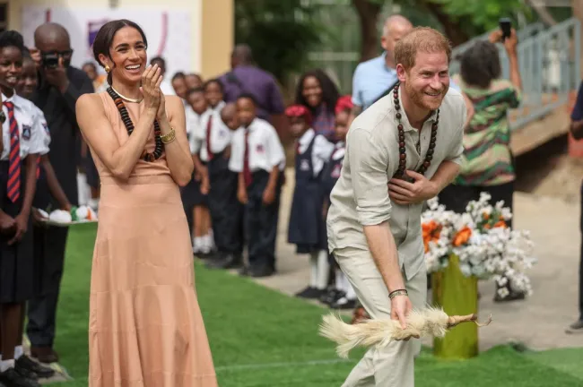 El príncipe harry y meghan markle