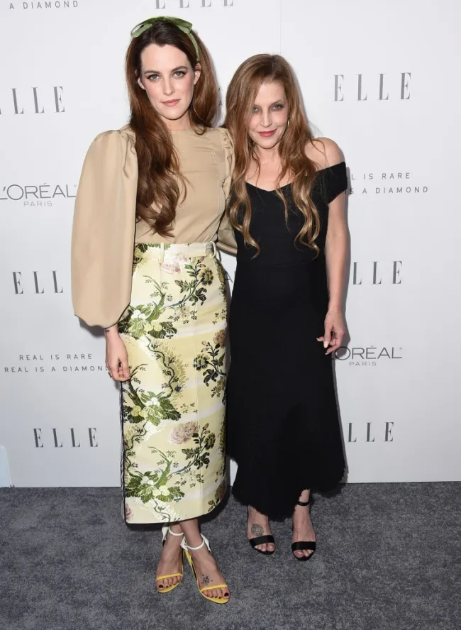 Riley Keough y su madre Lisa Marie Presley