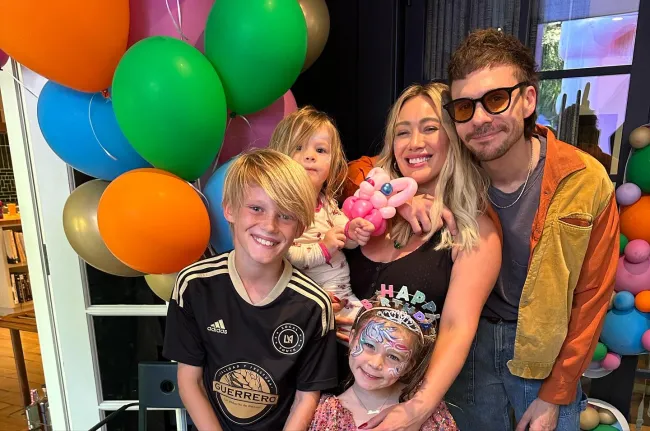 Hilary Duff, Matthew Koma y niños