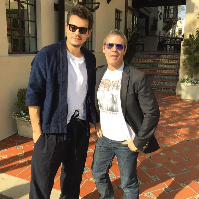 John Mayer y Andy Cohen.