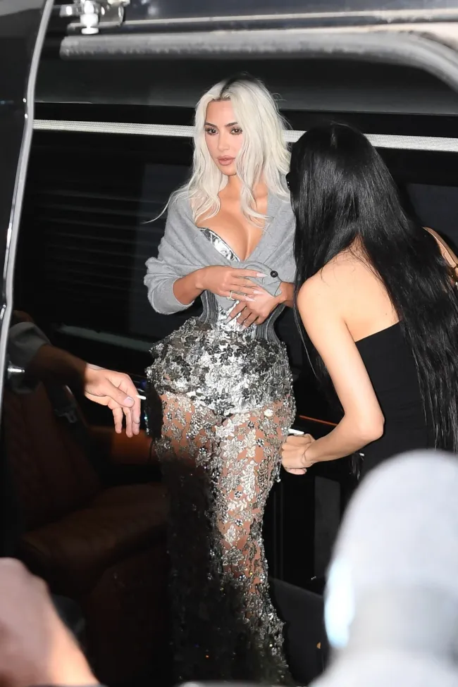 Kim Kardashian en la Met Gala 2024.
