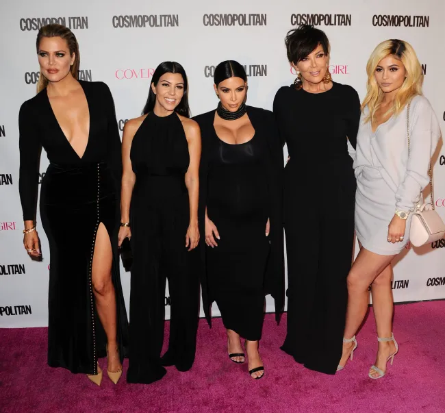 Khloé Kardashian, Kourtney Kardashian, Kim Kardashian, Kris Jenner, Kylie Jenner.