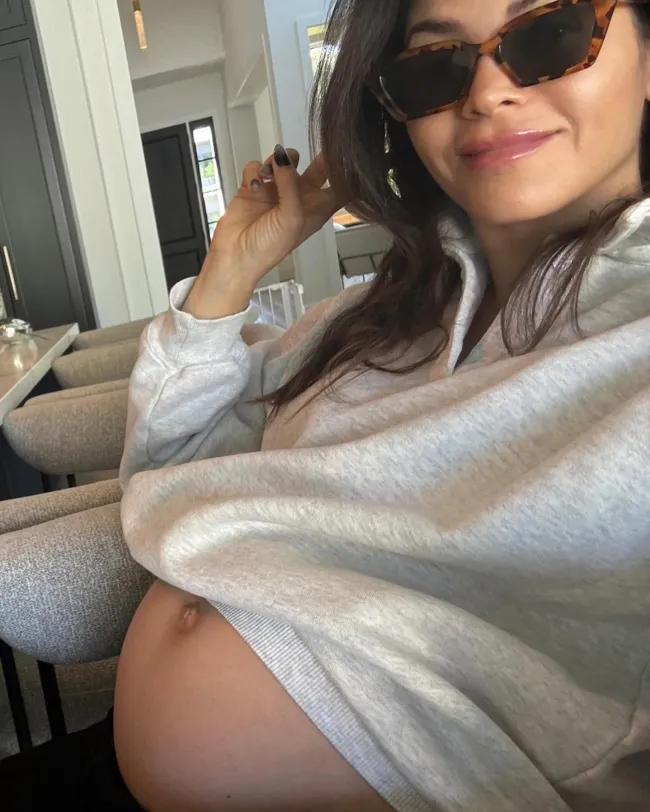 Un selfie de la embarazada Jenna Dewan