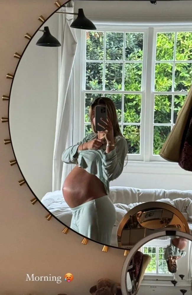 Selfie de Sofia Richie embarazada