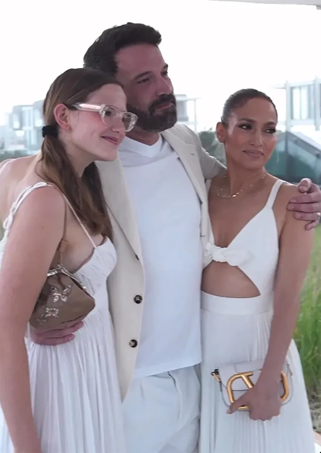 Jennifer López, Ben Affleck y su hija Violet