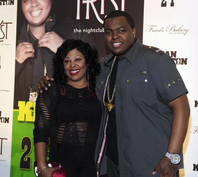 Sean Kingston y mamá Janice Turner.