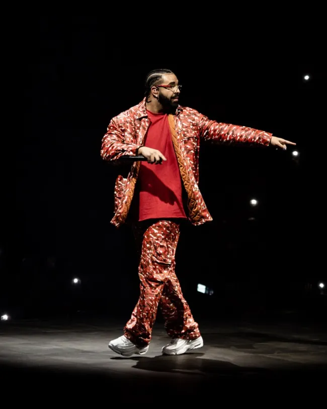 Drake en el escenario.