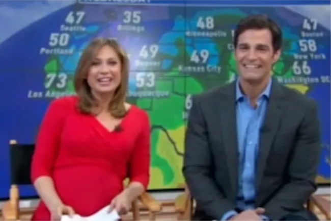 Ginger Zee y Rob Marciano.