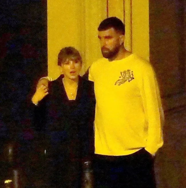 Taylor Swift y Travis Kelce en el Lago Como