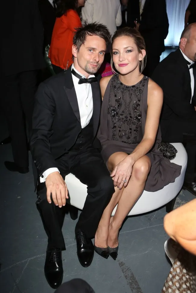 Kate Hudson y Matt Bellamy en 2013.