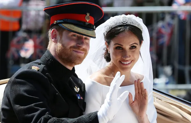 Príncipe Harry y Meghan Markle.