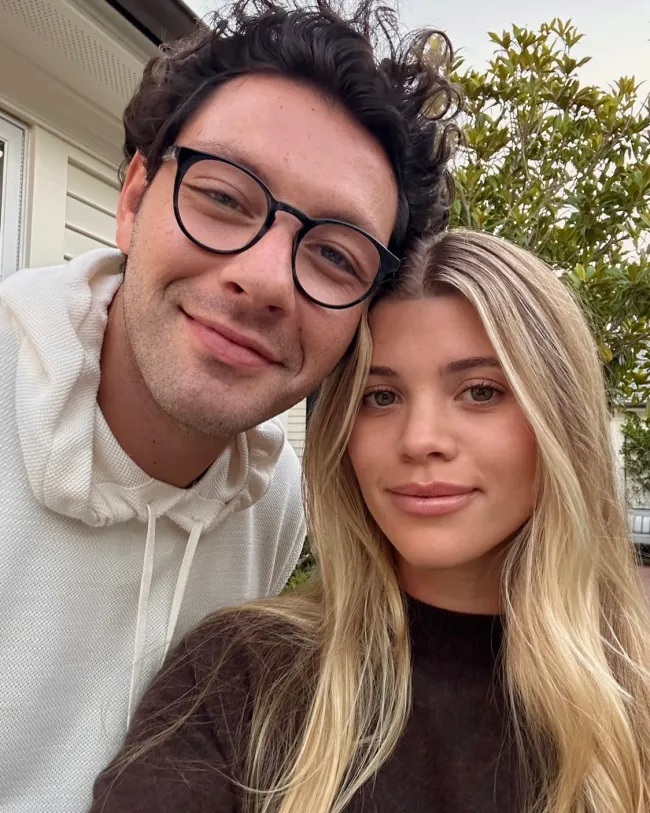 Una selfie de Elliot Grainge y Sofia Richie.