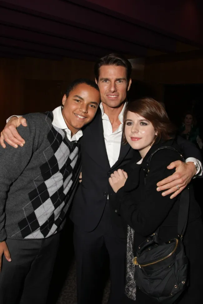Tom Cruise, hijo Connor y hija Bella