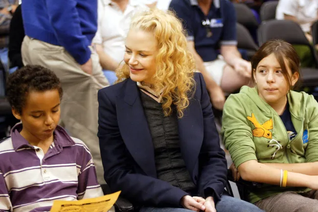 Nicole Kidman, hijo Connor y hija Bella